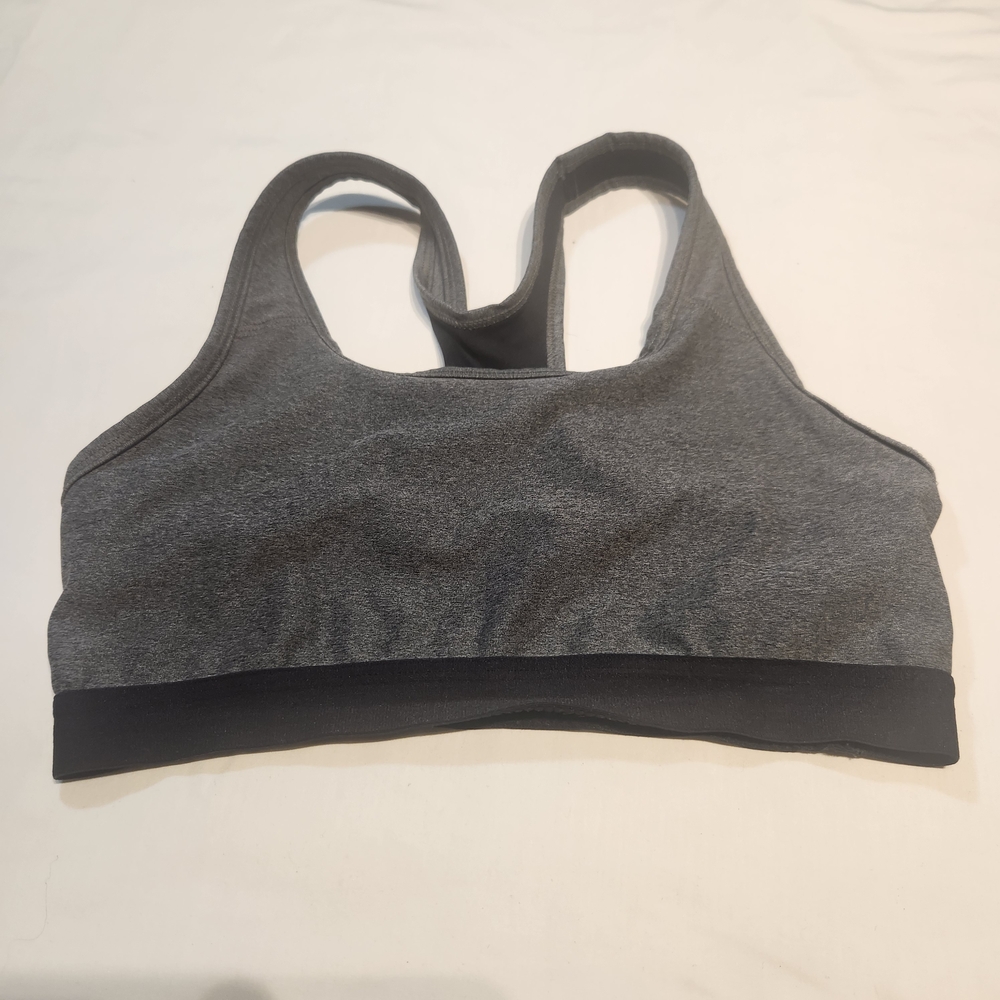 ⭐️Avia Gray and Black Sports Bra Medium Workout Athletic
